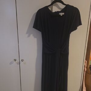 Robbie Bee Dark Blue Wide Leg Jumpsuit